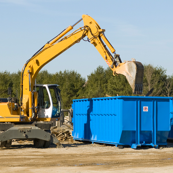 how many times can i have a residential dumpster rental emptied in Industry